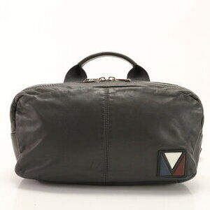 Louis Vuitton V Line Fast Leather Body Bag Crossbody Waist Body Belt Bum Handbag
